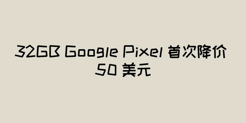 32GB Google Pixel 首次降价 50 美元