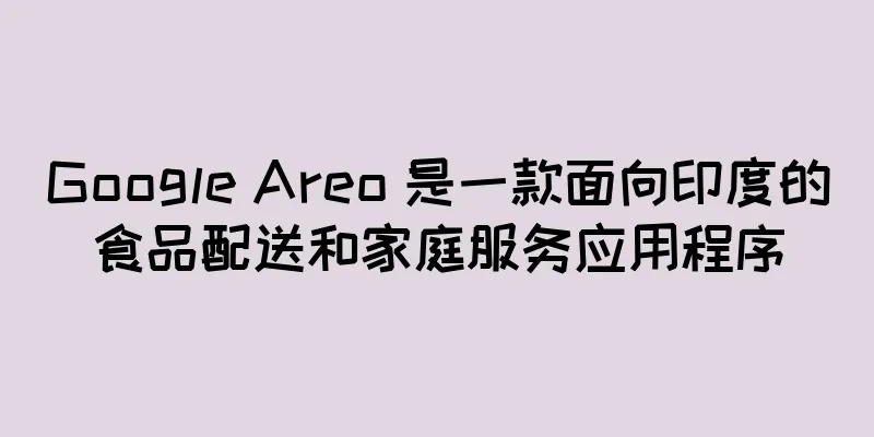 Google Areo 是一款面向印度的食品配送和家庭服务应用程序