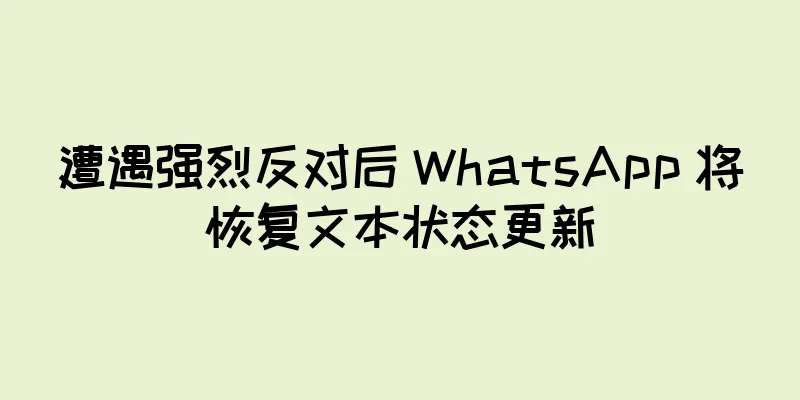 遭遇强烈反对后 WhatsApp 将恢复文本状态更新