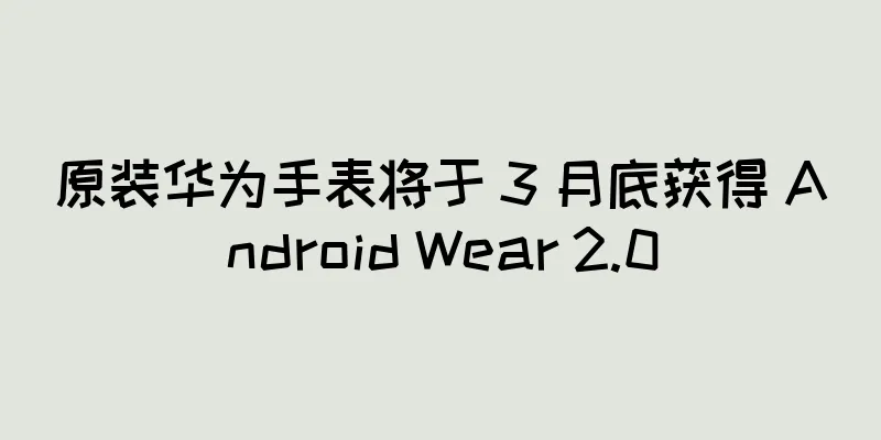 原装华为手表将于 3 月底获得 Android Wear 2.0