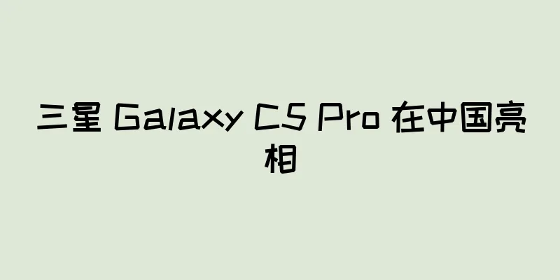 三星 Galaxy C5 Pro 在中国亮相