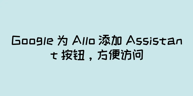 Google 为 Allo 添加 Assistant 按钮，方便访问