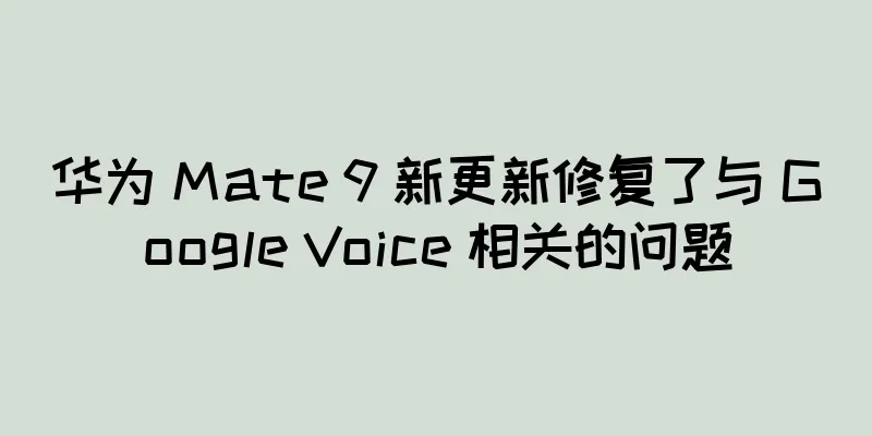 华为 Mate 9 新更新修复了与 Google Voice 相关的问题