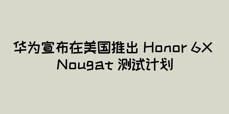 华为宣布在美国推出 Honor 6X Nougat 测试计划