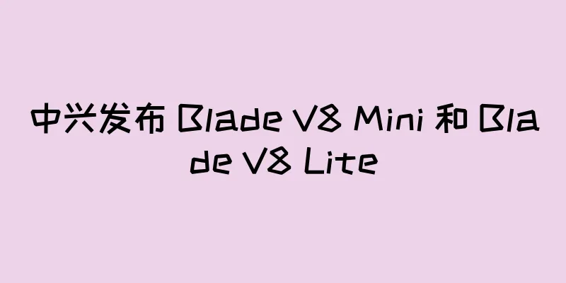 中兴发布 Blade V8 Mini 和 Blade V8 Lite
