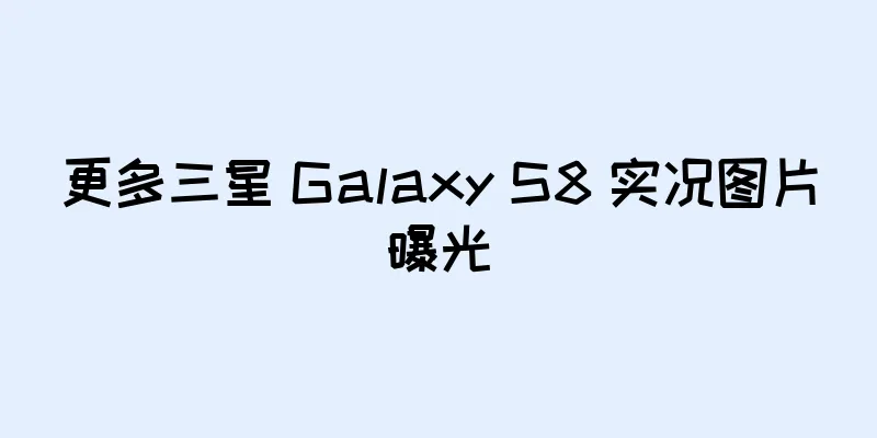 更多三星 Galaxy S8 实况图片曝光