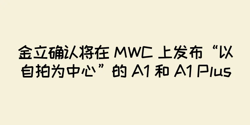 金立确认将在 MWC 上发布“以自拍为中心”的 A1 和 A1 Plus