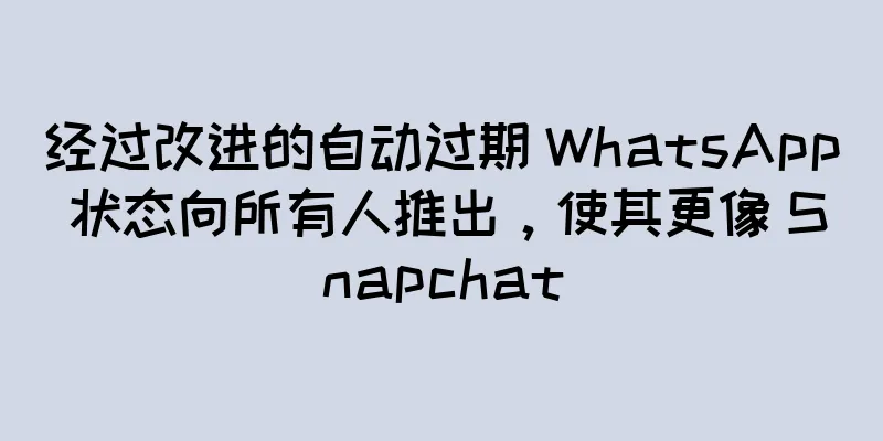 经过改进的自动过期 WhatsApp 状态向所有人推出，使其更像 Snapchat