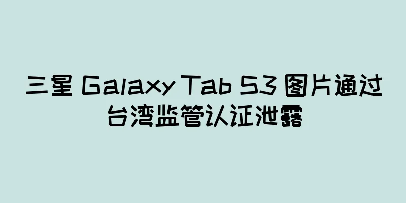 三星 Galaxy Tab S3 图片通过台湾监管认证泄露