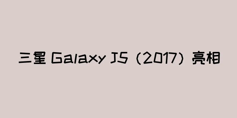 三星 Galaxy J5（2017）亮相