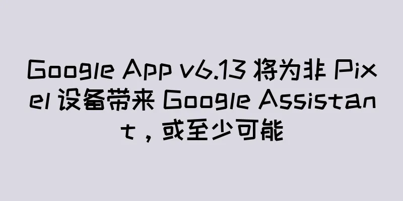 Google App v6.13 将为非 Pixel 设备带来 Google Assistant，或至少可能