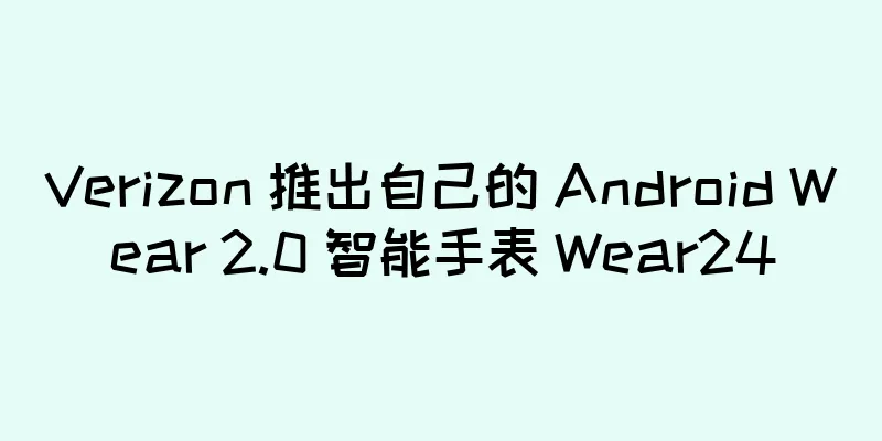 Verizon 推出自己的 Android Wear 2.0 智能手表 Wear24