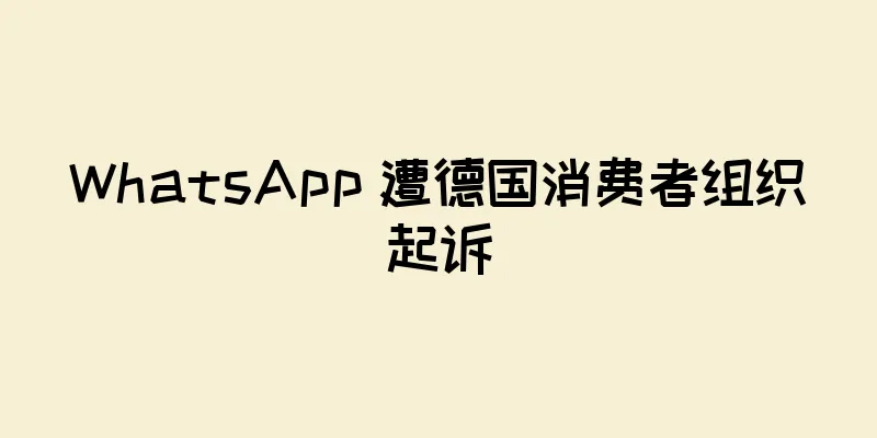 WhatsApp 遭德国消费者组织起诉