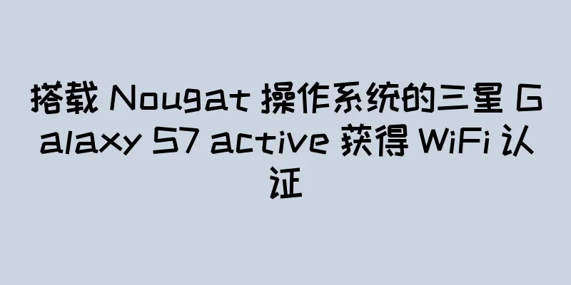 搭载 Nougat 操作系统的三星 Galaxy S7 active 获得 WiFi 认证