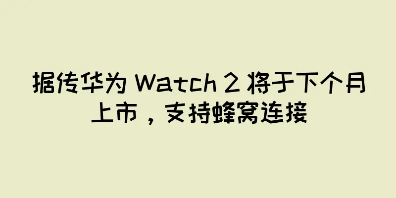据传华为 Watch 2 将于下个月上市，支持蜂窝连接