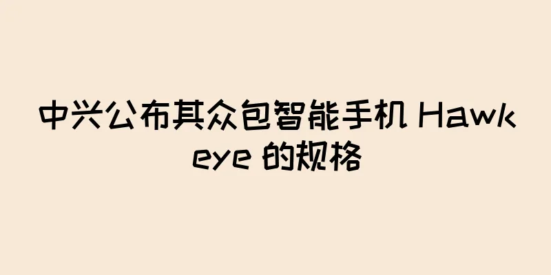 中兴公布其众包智能手机 Hawkeye 的规格