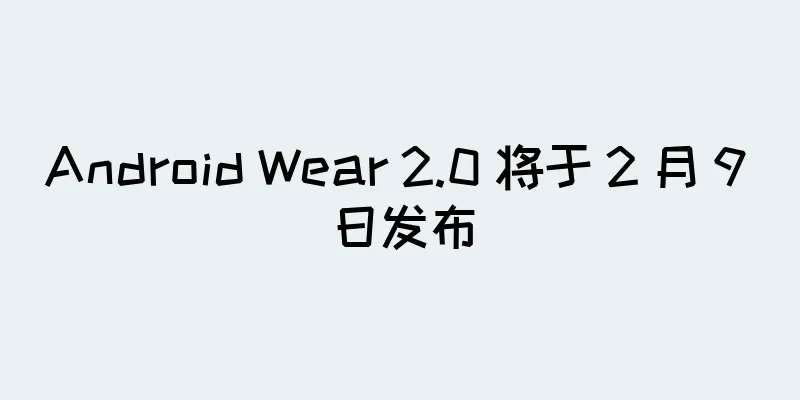Android Wear 2.0 将于 2 月 9 日发布