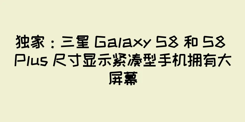 独家：三星 Galaxy S8 和 S8 Plus 尺寸显示紧凑型手机拥有大屏幕