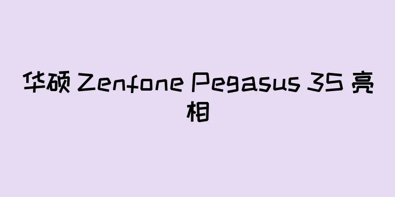 华硕 Zenfone Pegasus 3S 亮相
