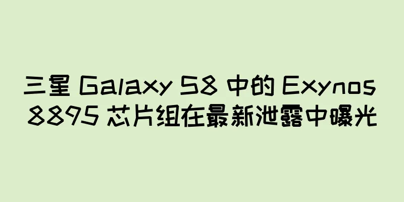 三星 Galaxy S8 中的 Exynos 8895 芯片组在最新泄露中曝光