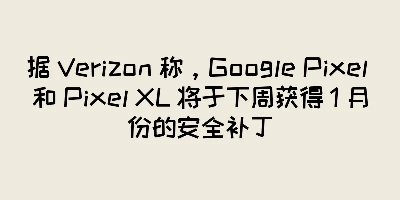 据 Verizon 称，Google Pixel 和 Pixel XL 将于下周获得 1 月份的安全补丁
