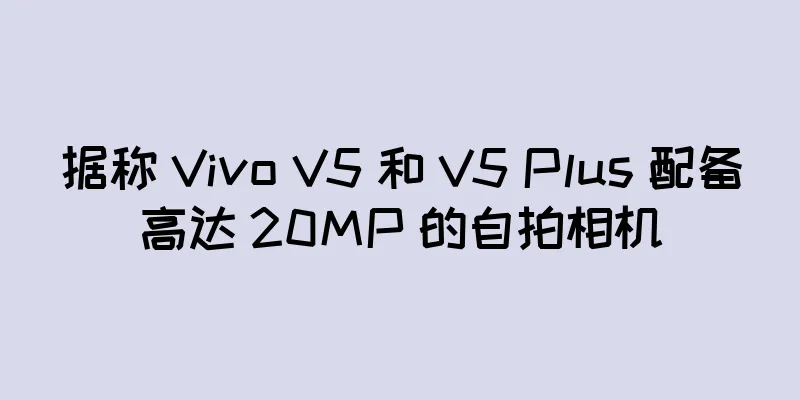 据称 Vivo V5 和 V5 Plus 配备高达 20MP 的自拍相机