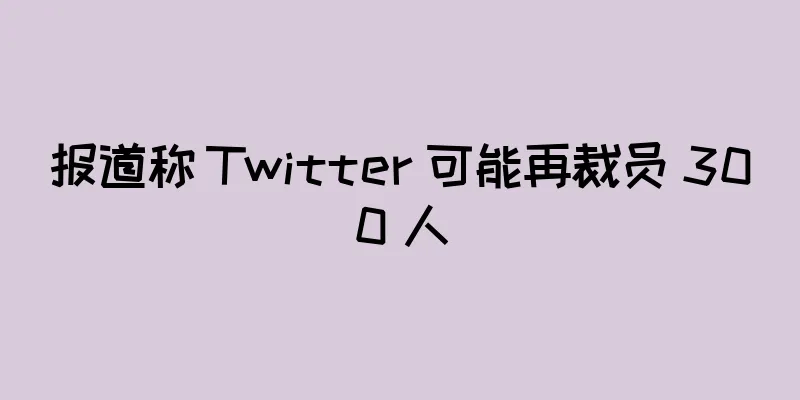 报道称 Twitter 可能再裁员 300 人