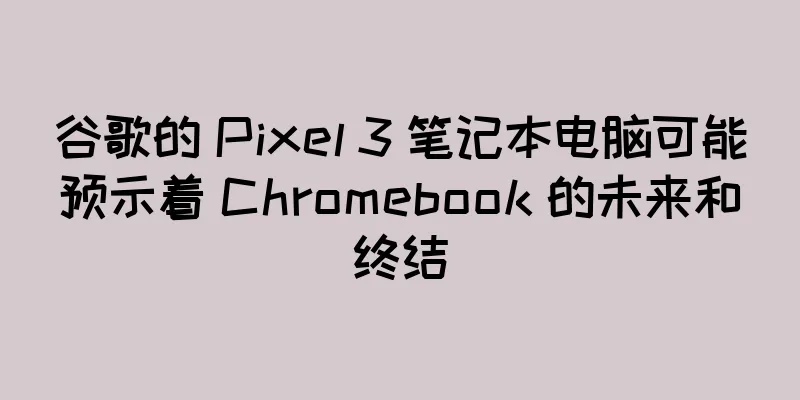 谷歌的 Pixel 3 笔记本电脑可能预示着 Chromebook 的未来和终结