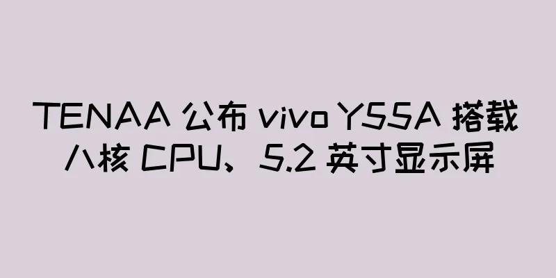 TENAA 公布 vivo Y55A 搭载八核 CPU、5.2 英寸显示屏