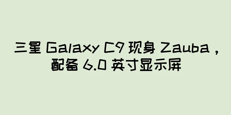 三星 Galaxy C9 现身 Zauba，配备 6.0 英寸显示屏