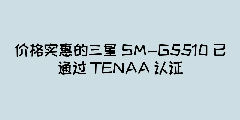 价格实惠的三星 SM-G5510 已通过 TENAA 认证