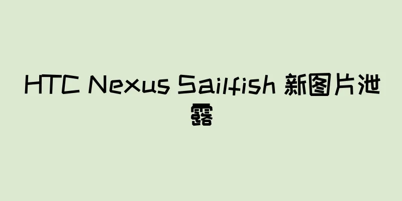 HTC Nexus Sailfish 新图片泄露
