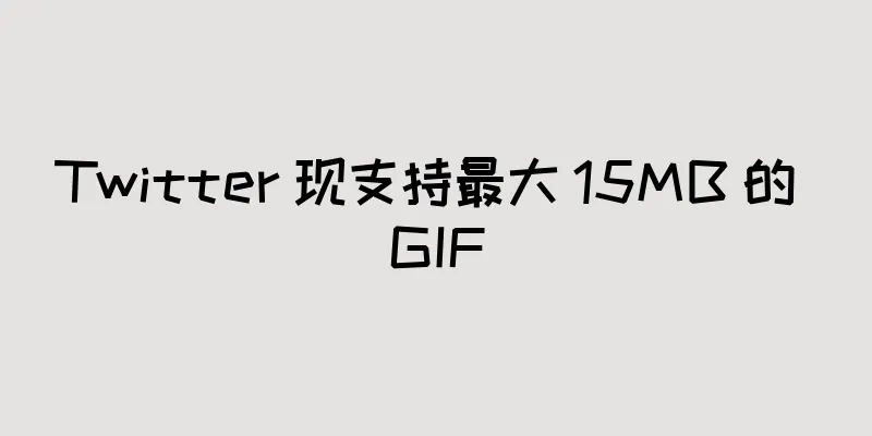 Twitter 现支持最大 15MB 的 GIF