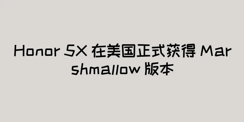 Honor 5X 在美国正式获得 Marshmallow 版本