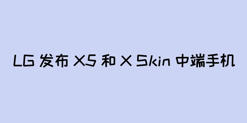 LG 发布 X5 和 X Skin 中端手机