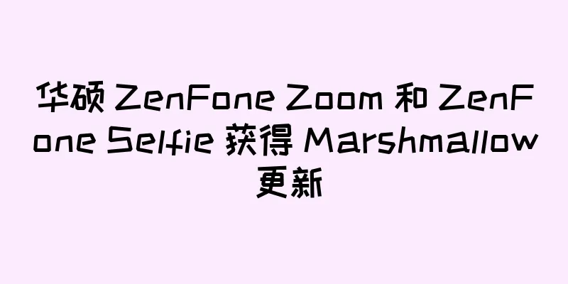 华硕 ZenFone Zoom 和 ZenFone Selfie 获得 Marshmallow 更新