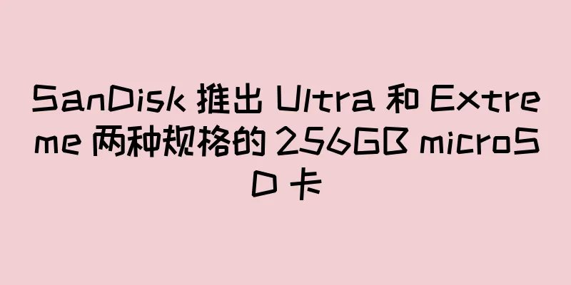 SanDisk 推出 Ultra 和 Extreme 两种规格的 256GB microSD 卡