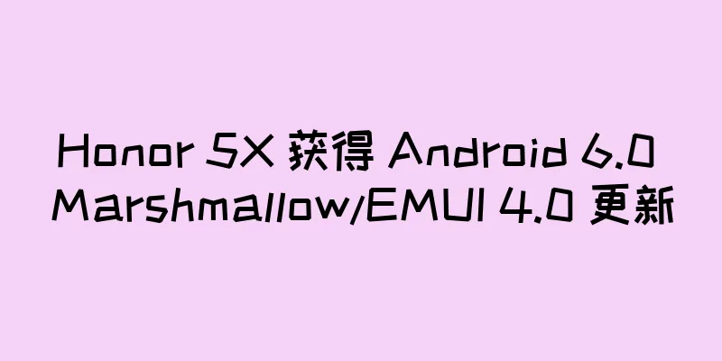 Honor 5X 获得 Android 6.0 Marshmallow/EMUI 4.0 更新