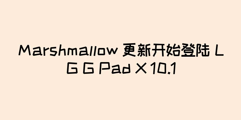Marshmallow 更新开始登陆 LG G Pad X 10.1